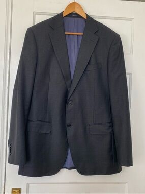 Suitsupply Vitale Barberis grey wool Napoli blazer